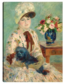 Foto 1 | Foto 1 | Cuadro Decorativo - Señorita Charlotte Bertheir- Pierre-auguste Renoir - Fotografía - 28x36 - Impresión En Lienzo - Fine Art Tj