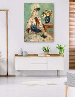 Foto 5 | Foto 5 | Cuadro Decorativo - Señorita Charlotte Bertheir- Pierre-auguste Renoir - Fotografía - 28x36 - Impresión En Lienzo - Fine Art Tj