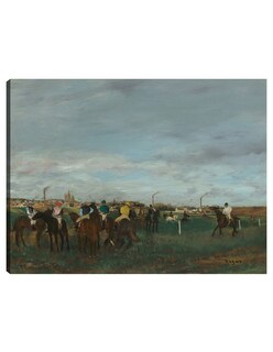 Foto 1 | Foto 1 | Cuadro Decorativo - Las Carreras, 1871-1872- Edgar Degas - Fotografía - 46x61 - Impresión En Lienzo - Fine Art Tj