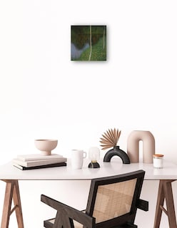 Foto 2 | Foto 2 | Cuadro Decorativo - A Orillas Del Lago Con Abedules- Gustav Klimt - Paisaje - 72x72 - Impresión En Lienzo - Fine Art Tj