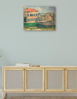 Foto 4 | Foto 4 | Cuadro Decorativo - Casa En Aix (1885 - 1887)- Paul Cézanne - Religión - 69x92 - Impresión En Lienzo - Fine Art Tj