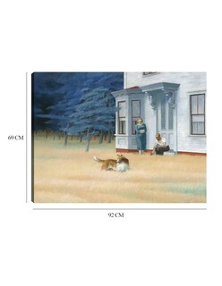 Foto 6 | Foto 6 | Cuadro Decorativo - Noche De Cape Cod (1939)- Edward Hopper - Paisaje - 69x92 - Impresión En Lienzo - Fine Art Tj
