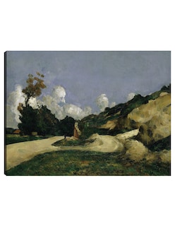 Foto 1 | Foto 1 | Cuadro Decorativo - El Camino (1871)- Paul Cézanne - Religión - 69x92 - Impresión En Lienzo - Fine Art Tj