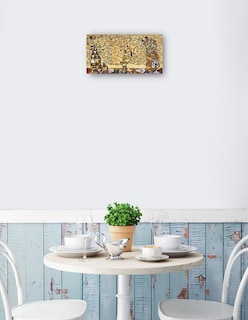 Foto 2 | Foto 2 | Cuadro Decorativo - El Arbol De La Vida- Gustav Klimt - Religión - 54x102 - Impresión En Lienzo - Fine Art Tj