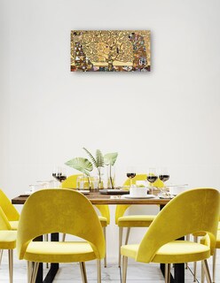 Foto 3 | Foto 3 | Cuadro Decorativo - El Arbol De La Vida- Gustav Klimt - Religión - 54x102 - Impresión En Lienzo - Fine Art Tj