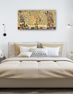 Foto 5 | Foto 5 | Cuadro Decorativo - El Arbol De La Vida- Gustav Klimt - Religión - 54x102 - Impresión En Lienzo - Fine Art Tj