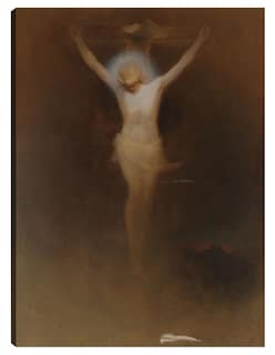 Foto 1 | Foto 1 | Cuadro Decorativo - Cristo En La Cruz (1891)- Karl Wilhelm Diefenbach - Religión - 28x36 - Impresión En Lienzo - Fine Art Tj