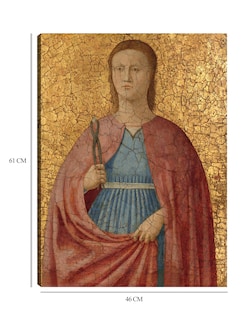 Foto 6 | Foto 6 | Cuadro Decorativo - Santa Apolonia- Attributed To Piero Della Francesca - Religión - 46x61 - Impresión En Lienzo - Fine Art Tj