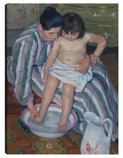 Foto 1 | Foto 1 | Cuadro Decorativo - El Baño Del Niño- Mary Cassatt - Fotografía - 46x61 - Impresión En Lienzo - Fine Art Tj