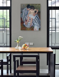 Foto 4 | Foto 4 | Cuadro Decorativo - El Baño Del Niño- Mary Cassatt - Fotografía - 46x61 - Impresión En Lienzo - Fine Art Tj