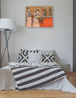 Foto 3 | Foto 3 | Cuadro Decorativo - Dos Mujeres- Edgar Degas - Religión - 69x92 - Impresión En Lienzo - Fine Art Tj