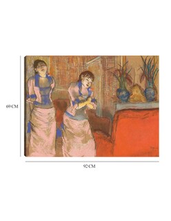 Foto 6 | Foto 6 | Cuadro Decorativo - Dos Mujeres- Edgar Degas - Religión - 69x92 - Impresión En Lienzo - Fine Art Tj