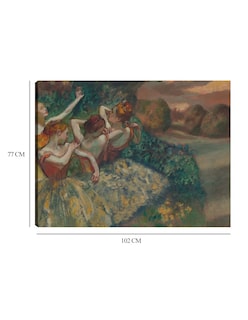 Foto 6 | Foto 6 | Cuadro Decorativo - Cuatro Bailarines (c.1899)- Edgar Degas - Fotografía - 77x102 - Impresión En Lienzo - Fine Art Tj