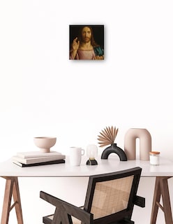 Foto 2 | Foto 2 | Cuadro Decorativo - Cristo El Redentor- Francesco Bissolo - Religión - 31x31 - Impresión En Lienzo - Fine Art Tj