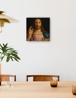 Foto 4 | Foto 4 | Cuadro Decorativo - Cristo El Redentor- Francesco Bissolo - Religión - 31x31 - Impresión En Lienzo - Fine Art Tj