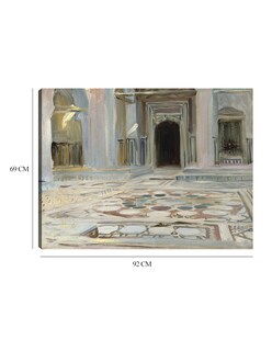 Foto 6 | Foto 6 | Cuadro Decorativo - Pavimento (el Cairo_1891)- John Singer Sargent - Ciudades - 69x92 - Impresión En Lienzo - Fine Art Tj