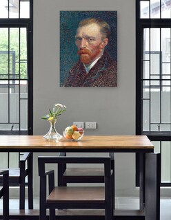 Foto 4 | Foto 4 | Cuadro Decorativo - Autorretrato (1887)- Vincent Van Gogh - Fotografía - 46x61 - Impresión En Lienzo - Fine Art Tj