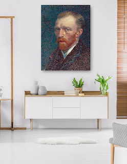 Foto 5 | Foto 5 | Cuadro Decorativo - Autorretrato (1887)- Vincent Van Gogh - Fotografía - 46x61 - Impresión En Lienzo - Fine Art Tj