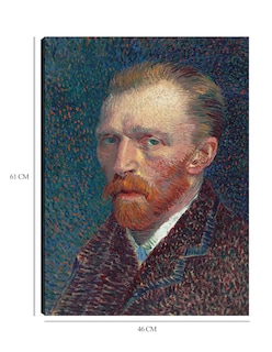 Foto 6 | Foto 6 | Cuadro Decorativo - Autorretrato (1887)- Vincent Van Gogh - Fotografía - 46x61 - Impresión En Lienzo - Fine Art Tj