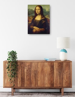 Foto 2 | Foto 2 | Cuadro Decorativo - Mona Lisa (1503-1506)- Leonardo Da Vinci - Fotografía - 46x61 - Impresión En Lienzo - Fine Art Tj