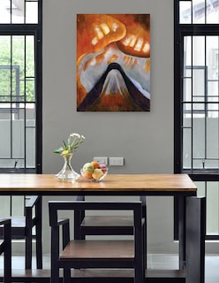 Foto 4 | Foto 4 | Cuadro Decorativo - Montaña Y Cielo (hacia 1925)- Arthur Dove - Abstracto - 46x61 - Impresión En Lienzo - Fine Art Tj