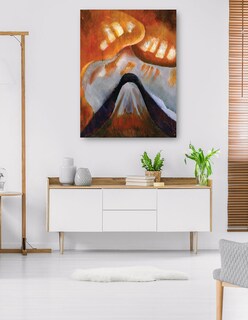 Foto 5 | Foto 5 | Cuadro Decorativo - Montaña Y Cielo (hacia 1925)- Arthur Dove - Abstracto - 46x61 - Impresión En Lienzo - Fine Art Tj