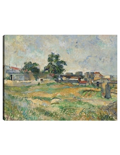 Foto 1 | Foto 1 | Cuadro Decorativo - Paisaje Cerca De París (c. 1876)- Paul Cézanne - Religión - 69x92 - Impresión En Lienzo - Fine Art Tj