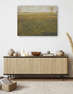 Foto 5 | Foto 5 | Cuadro Decorativo - La Luzerna, Saint-denis- Georges Seurat - Paisaje - 28x36 - Impresión En Lienzo - Fine Art Tj