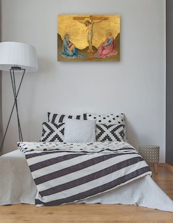 Foto 3 | Foto 3 | Cuadro Decorativo - La Crucifixión, C. 1445/1450- Sano Di Pietro - Religión - 46x61 - Impresión En Lienzo - Fine Art Tj