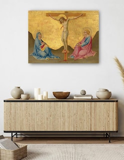 Foto 5 | Foto 5 | Cuadro Decorativo - La Crucifixión, C. 1445/1450- Sano Di Pietro - Religión - 46x61 - Impresión En Lienzo - Fine Art Tj