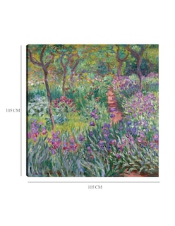 Foto 6 | Foto 6 | Cuadro Decorativo - El Jardín Del Artista En Giverny (1900)- Claude Monet - Floral - 105x105 - Impresión En Lienzo - Fine Art Tj