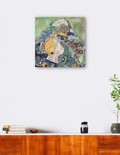 Foto 5 | Foto 5 | Cuadro Decorativo - Bebé (cuna) (1917-1918)- Gustav Klimt - Abstracto - 31x31 - Impresión En Lienzo - Fine Art Tj