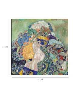 Foto 6 | Foto 6 | Cuadro Decorativo - Bebé (cuna) (1917-1918)- Gustav Klimt - Abstracto - 31x31 - Impresión En Lienzo - Fine Art Tj