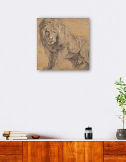 Foto 5 | Foto 5 | Cuadro Decorativo - León (c. 1612-1613)- Peter Paul Rubens - Fotografía - 51x51 - Impresión En Lienzo - Fine Art Tj
