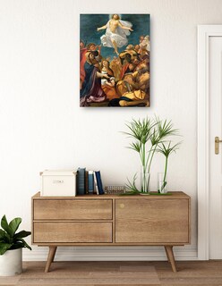 Foto 3 | Foto 3 | Cuadro Decorativo - Ascensión De Cristo (hacia 1640)- Giacomo Cavedone - Religión - 28x36 - Impresión En Lienzo - Fine Art Tj