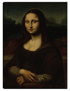 Foto 1 | Foto 1 | Cuadro Decorativo - Mona Lisa- Follower Of Leonardo Da Vinci - Fotografía - 46x61 - Impresión En Lienzo - Fine Art Tj