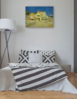 Foto 3 | Foto 3 | Cuadro Decorativo - La Casa Amarilla (`la Calle’)- Vincent Van Gogh - Ciudades - 107x143 - Impresión En Lienzo - Fine Art Tj