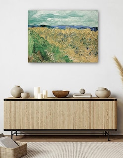 Foto 5 | Foto 5 | Cuadro Decorativo - Campo De Trigo Con Acianos (1890)- Vincent Van Gogh - Religión - 28x36 - Impresión En Lienzo - Fine Art Tj