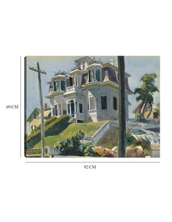 Foto 6 | Foto 6 | Cuadro Decorativo - La Casa De Haskell (1924)- Edward Hopper - Ciudades - 69x92 - Impresión En Lienzo - Fine Art Tj