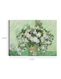 Foto 6 | Foto 6 | Cuadro Decorativo - Rosas (1890) Van Gogh- Vincent Van Gogh - Floral - 46x61 - Impresión En Lienzo - Fine Art Tj