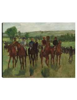 Foto 1 | Foto 1 | Cuadro Decorativo - Los Jinetes (c.1885)- Edgar Degas - Fotografía - 46x61 - Impresión En Lienzo - Fine Art Tj