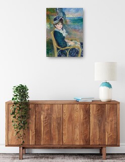 Foto 2 | Foto 2 | Cuadro Decorativo - A La Orilla Del Mar (1883)- Pierre-auguste Renoir - Fotografía - 28x36 - Impresión En Lienzo - Fine Art Tj