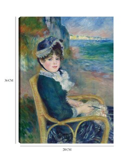 Foto 6 | Foto 6 | Cuadro Decorativo - A La Orilla Del Mar (1883)- Pierre-auguste Renoir - Fotografía - 28x36 - Impresión En Lienzo - Fine Art Tj
