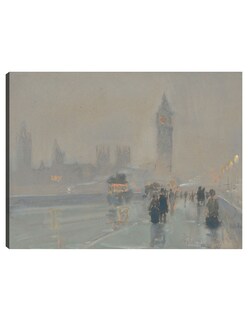 Foto 1 | Foto 1 | Cuadro Decorativo - Gran Ben, 1897 Y 1907- Childe Hassam - Ciudades - 28x36 - Impresión En Lienzo - Fine Art Tj