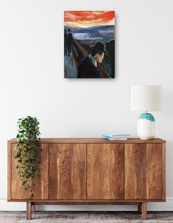 Foto 2 | Foto 2 | Cuadro Decorativo - Desesperación (1892)- Edvard Munch - Paisaje - 46x61 - Impresión En Lienzo - Fine Art Tj