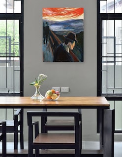 Foto 4 | Foto 4 | Cuadro Decorativo - Desesperación (1892)- Edvard Munch - Paisaje - 46x61 - Impresión En Lienzo - Fine Art Tj