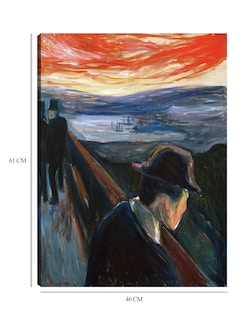 Foto 6 | Foto 6 | Cuadro Decorativo - Desesperación (1892)- Edvard Munch - Paisaje - 46x61 - Impresión En Lienzo - Fine Art Tj