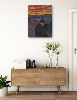 Foto 3 | Foto 3 | Cuadro Decorativo - Desesperación (1894)- Edvard Munch - Fotografía - 28x36 - Impresión En Lienzo - Fine Art Tj