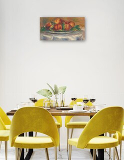 Foto 3 | Foto 3 | Cuadro Decorativo - Melocotones En Un Plato- Pierre-auguste Renoir - Fotografía - 64x122 - Impresión En Lienzo - Fine Art Tj