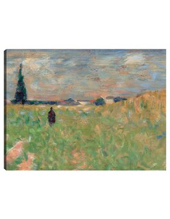 Foto 1 | Foto 1 | Cuadro Decorativo - Un Paisaje De Verano- Georges Seurat - Religión - 46x61 - Impresión En Lienzo - Fine Art Tj